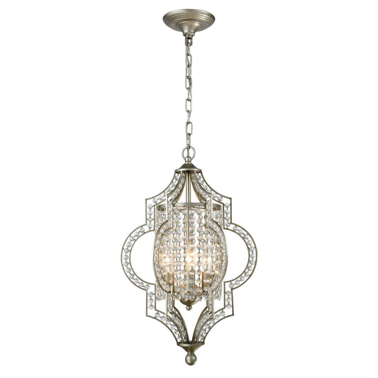 ELK Home - 16270/3 - Three Light Chandelier - Gabrielle - Aged Silver
