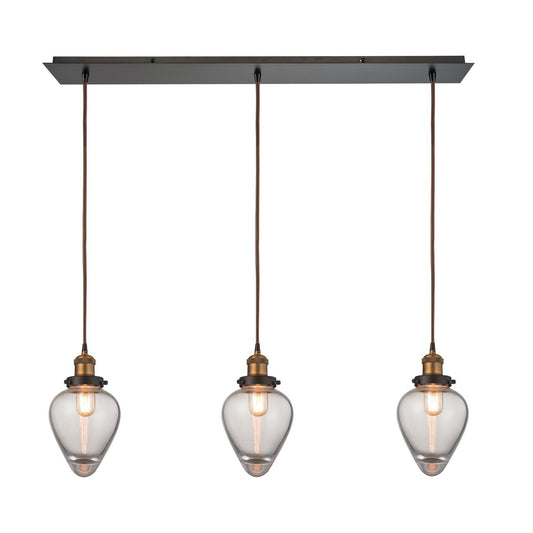 ELK Home - 16325/3LP - Three Light Pendant - Bartram - Antique Brass