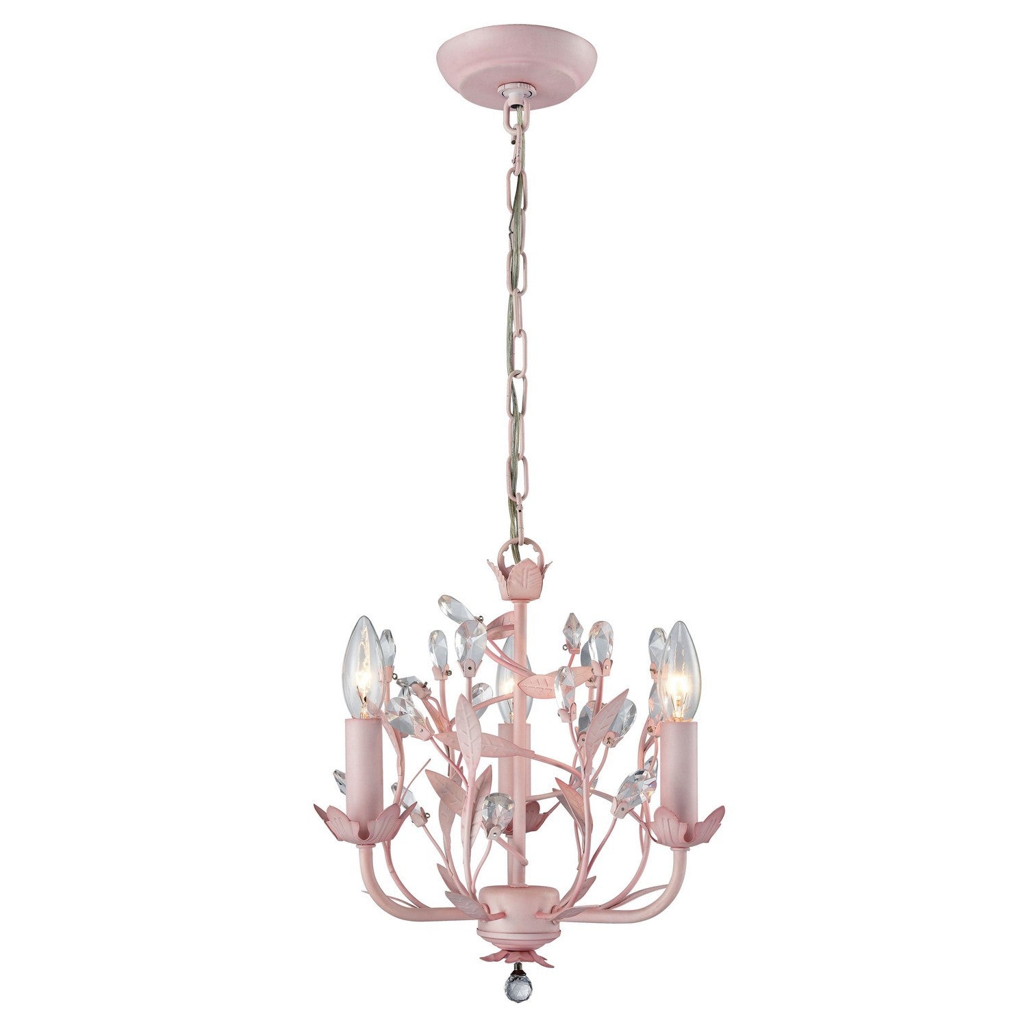 ELK Home - 18152/3 - Three Light Chandelier - Circeo - Light Pink
