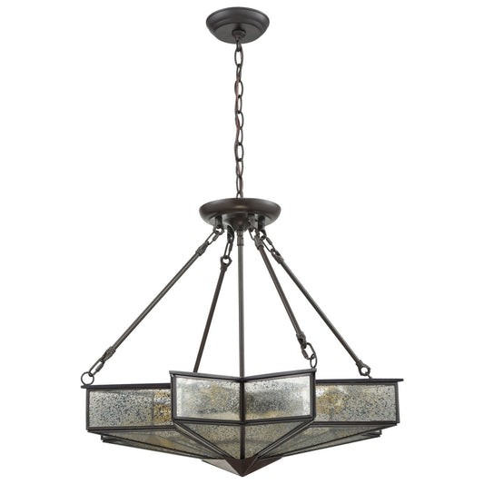 ELK Home - 22014/4 - Four Light Chandelier - Decostar - Oil Rubbed Bronze
