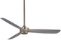 Minka Aire - F727-BN/SL - 52"Ceiling Fan - Rudolph - Brushed Nickel W/ Silver