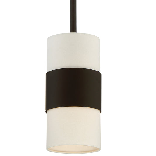 Crystorama - 290-DB - One Light Pendant - Grayson - Dark Bronze