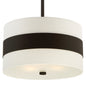 Crystorama - 295-DB - Three Light Chandelier - Grayson - Dark Bronze