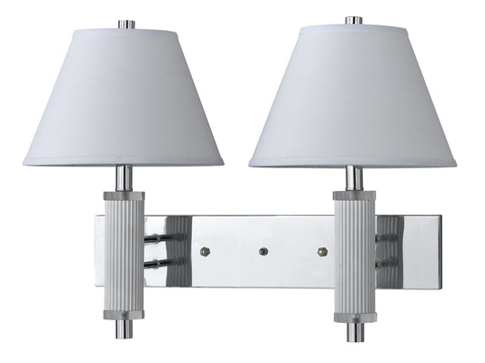 Cal Lighting - LA-8003W2L-1CH - Two Light Wall Lamp - Hotel - Chrome