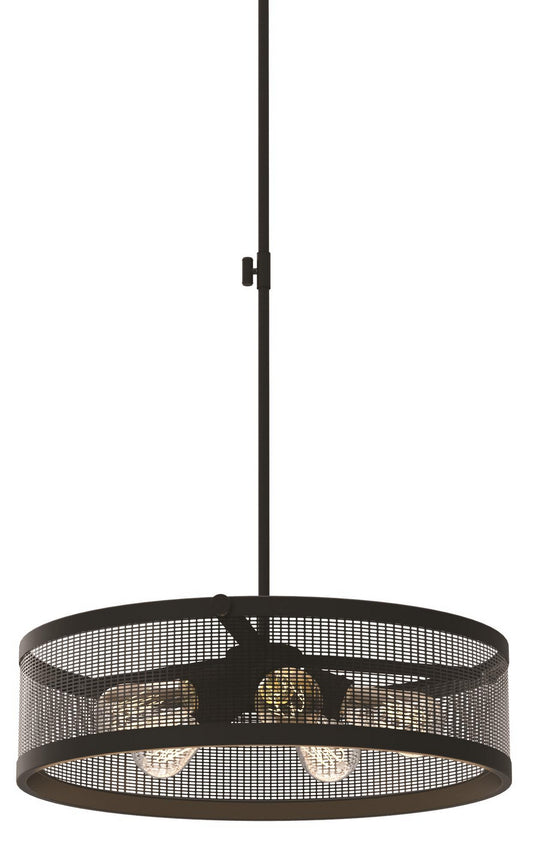 DVI Lighting - DVP15705GR-N - Five Light Pendant - Gastown - Graphite Net