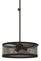 DVI Lighting - DVP15720GR-N - Three Light Pendant - Gastown - Graphite Net