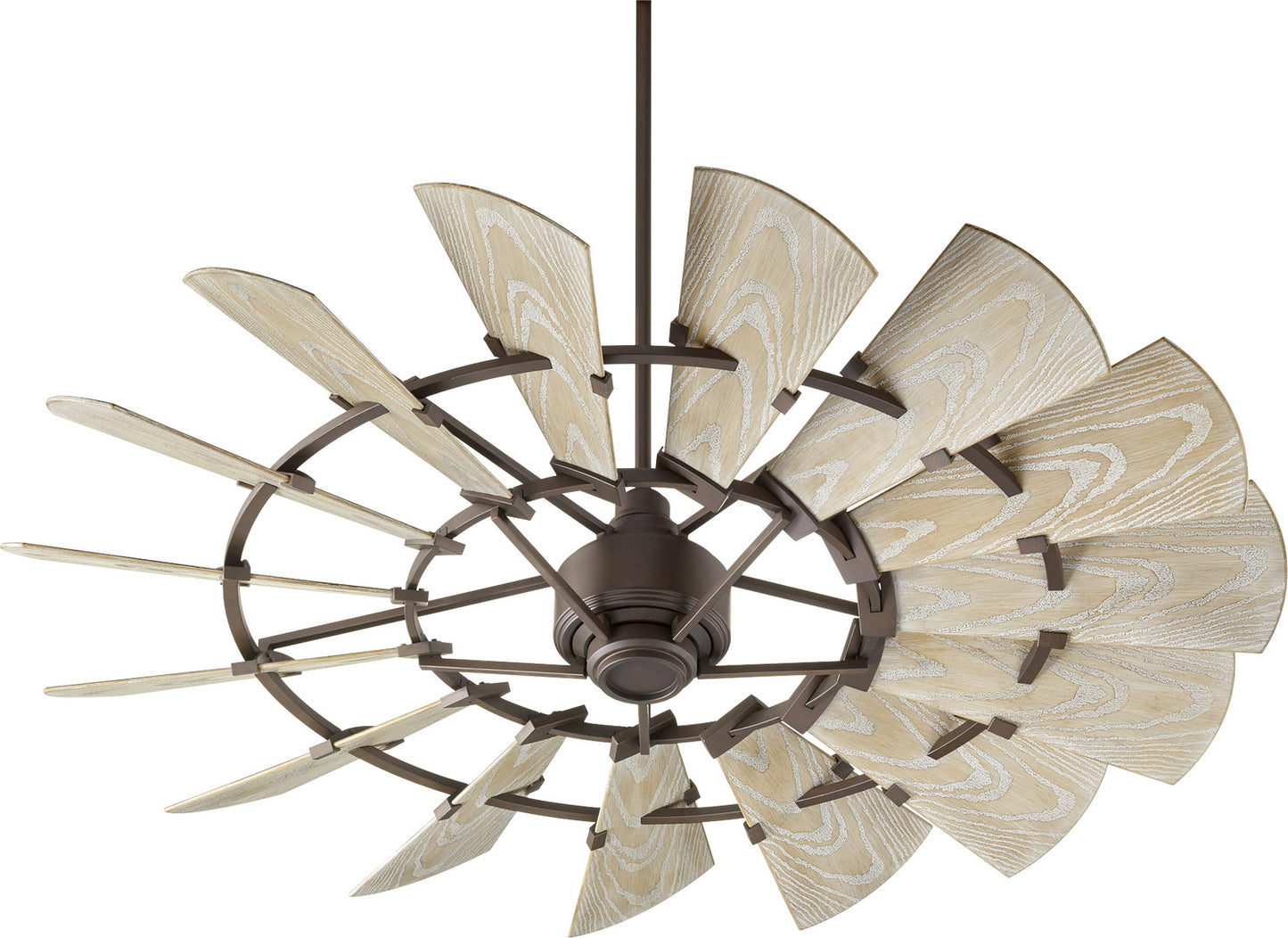 Quorum - 196015-86 - 60"Patio Fan - Windmill - Oiled Bronze