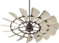 Quorum - 196015-86 - 60"Patio Fan - Windmill - Oiled Bronze