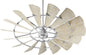 Quorum - 197215-9 - 72"Patio Fan - Windmill - Galvanized