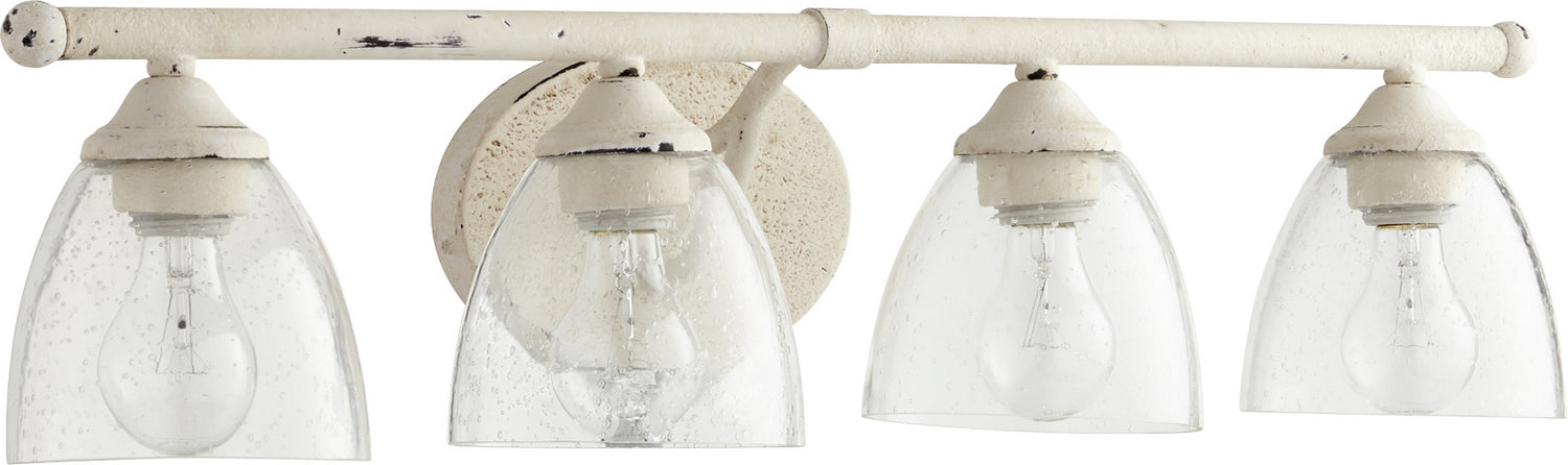 Quorum - 5150-4-70 - Four Light Vanity - Brooks - Persian White w/ Clear/Seeded