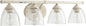 Quorum - 5150-4-70 - Four Light Vanity - Brooks - Persian White w/ Clear/Seeded
