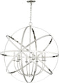 Quorum - 6009-8-62 - Eight Light Chandelier - Celeste - Polished Nickel