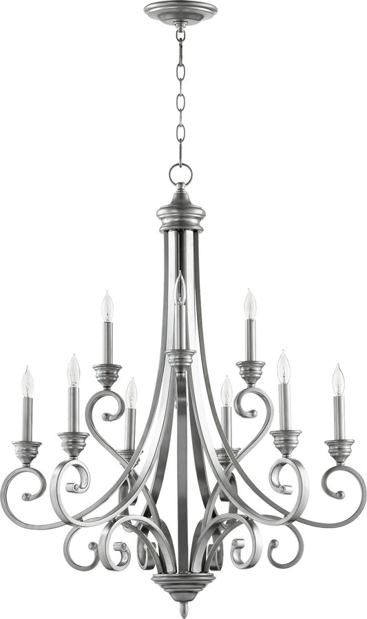 Quorum - 6054-9-64 - Nine Light Chandelier - Bryant - Classic Nickel