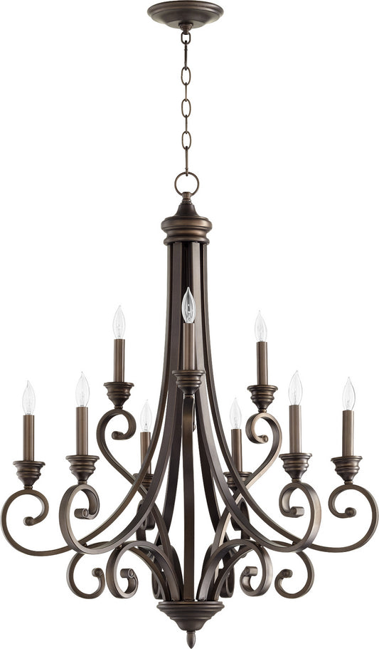 Quorum - 6054-9-86 - Nine Light Chandelier - Bryant - Oiled Bronze