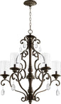 Quorum - 6073-5-39 - Five Light Chandelier - San Miguel - Vintage Copper