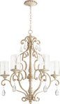 Quorum - 6073-5-70 - Five Light Chandelier - San Miguel - Persian White