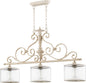 Quorum - 6573-3-70 - Three Light Island Pendant - San Miguel - Persian White