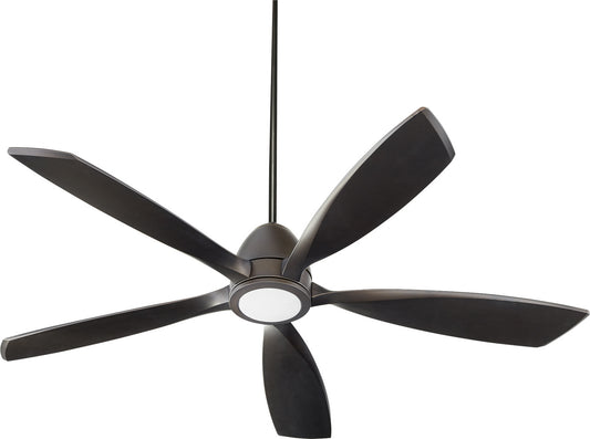 Quorum - 66565-86 - 56"Ceiling Fan - Holt - Oiled Bronze