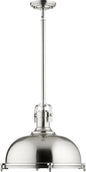 Quorum - 804-17-65 - One Light Pendant - Hinge Pendants - Satin Nickel