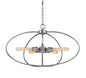 Z-Lite - 3000P-OS - Five Light Chandelier - Persis - Old Silver