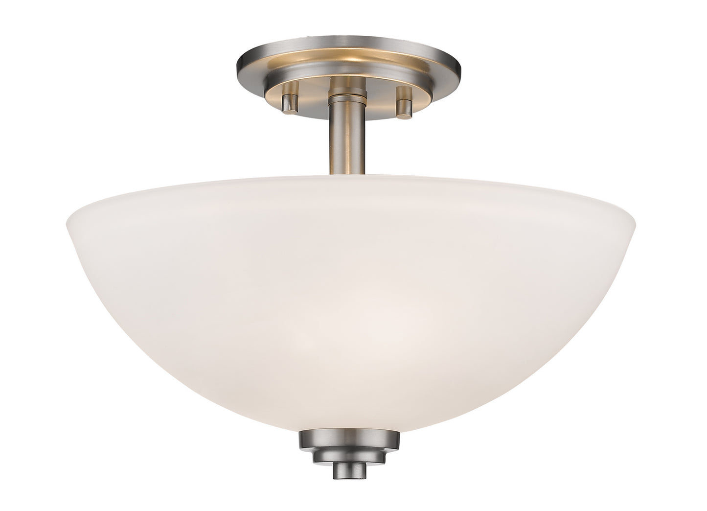 Z-Lite - 443SF-BN - Three Light Semi Flush Mount - Ashton - Brushed Nickel