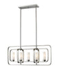 Z-Lite - 6000-5L-BN - Five Light Linear Chandelier - Aideen - Brushed Nickel