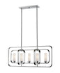 Z-Lite - 6000-5L-CH - Five Light Linear Chandelier - Aideen - Chrome