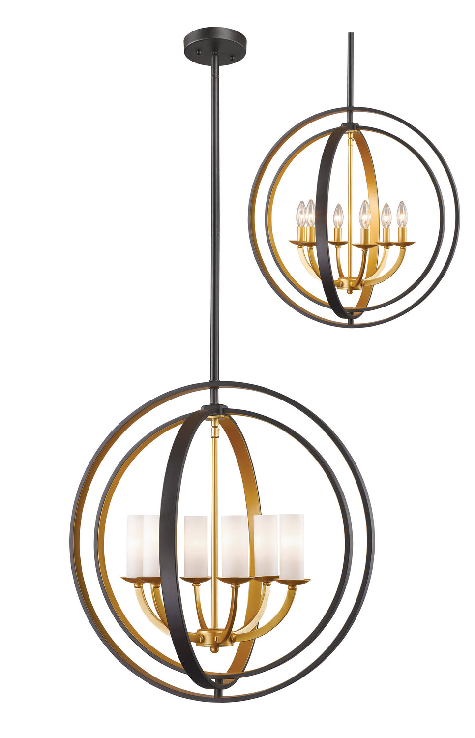 Z-Lite - 6002-6L-BZGD - Six Light Chandelier - Ashling - Bronze Gold