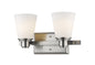 Z-Lite - 7001-2V-BN - Two Light Vanity - Kayla - Brushed Nickel