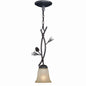 Vaxcel - P0201 - One Light Mini Pendant - Sierra - Black Walnut