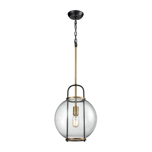 ELK Home - D3229 - One Light Mini Pendant - Faraday - Aged Brass