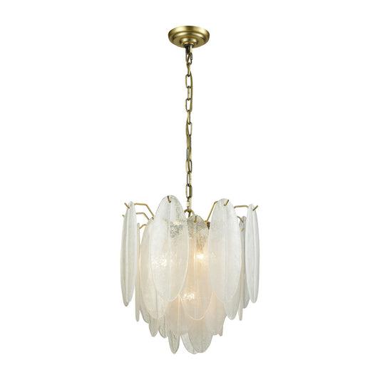 ELK Home - D3310 - Four Light Pendant - Hush - Aged Brass