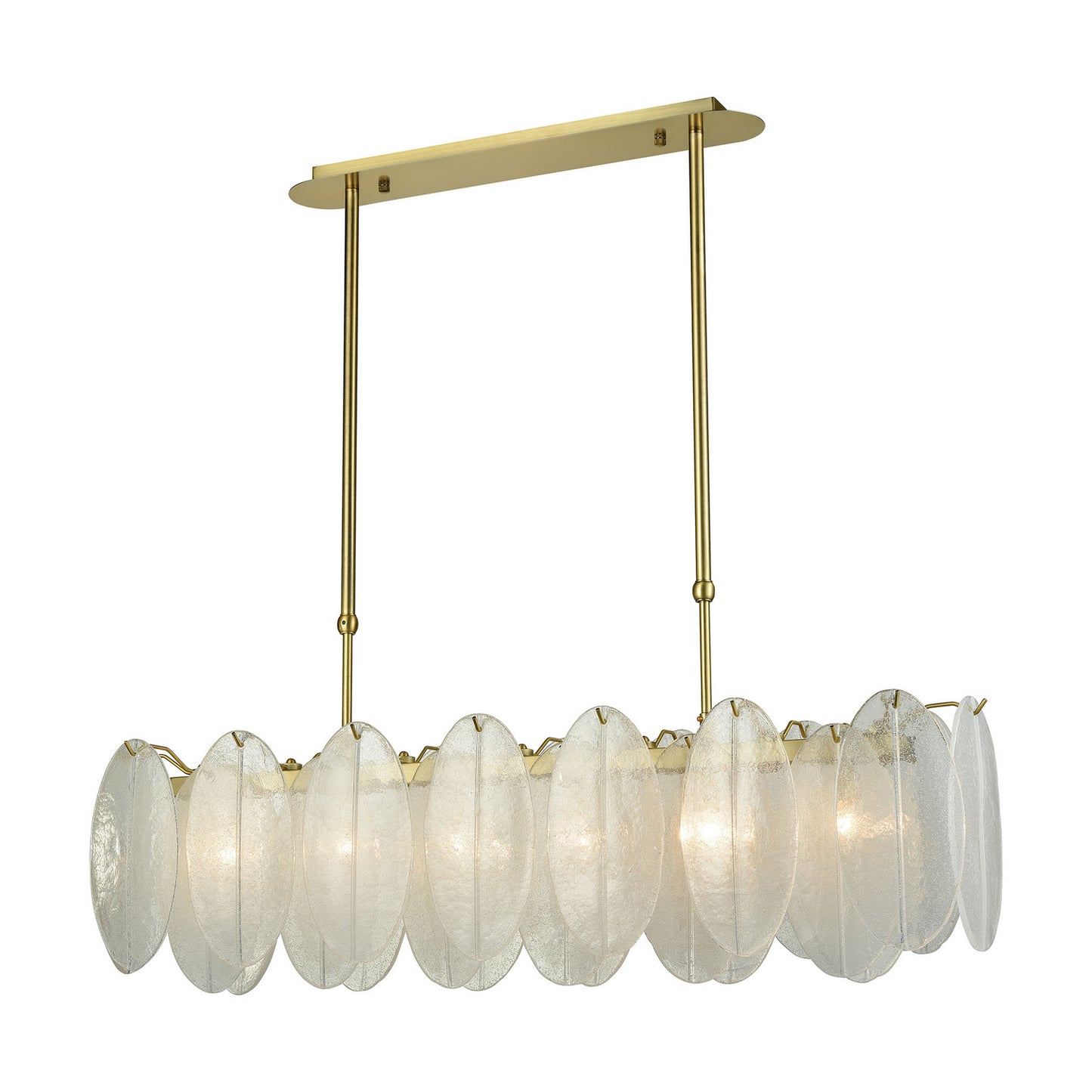 ELK Home - D3311 - Six Light Chandelier - Hush - Aged Brass