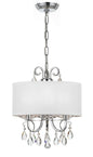 Crystorama - 6623-CH-CL-S - Three Light Mini Chandelier - Othello - Polished Chrome