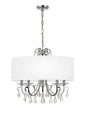 Crystorama - 6625-CH-CL-SAQ - Five Light Chandelier - Othello - Polished Chrome