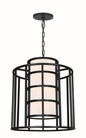 Crystorama - 9597-MK - Six Light Chandelier - Hulton - Matte Black