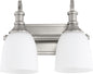 Quorum - 5011-2-65 - Two Light Vanity - Richmond - Satin Nickel