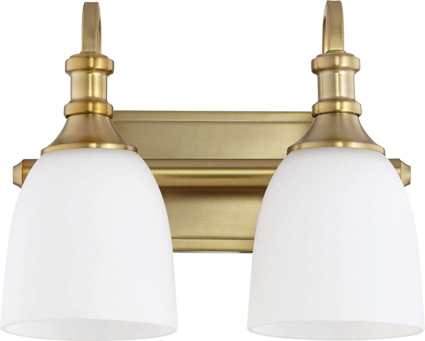 Quorum - 5011-2-80 - Two Light Vanity - Richmond - Aged Brass