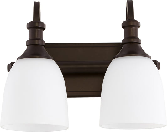 Quorum - 5011-2-86 - Two Light Vanity - Richmond - Oiled Bronze