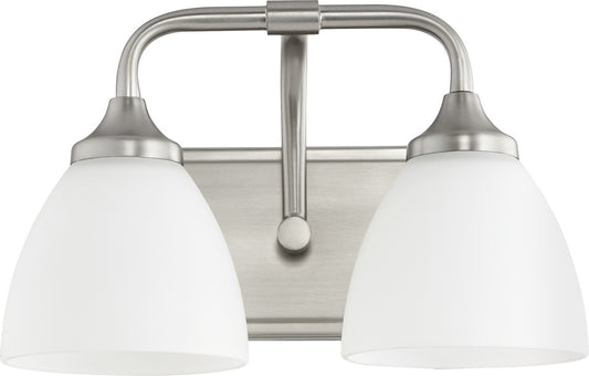 Quorum - 5059-2-65 - Two Light Vanity - Enclave - Satin Nickel