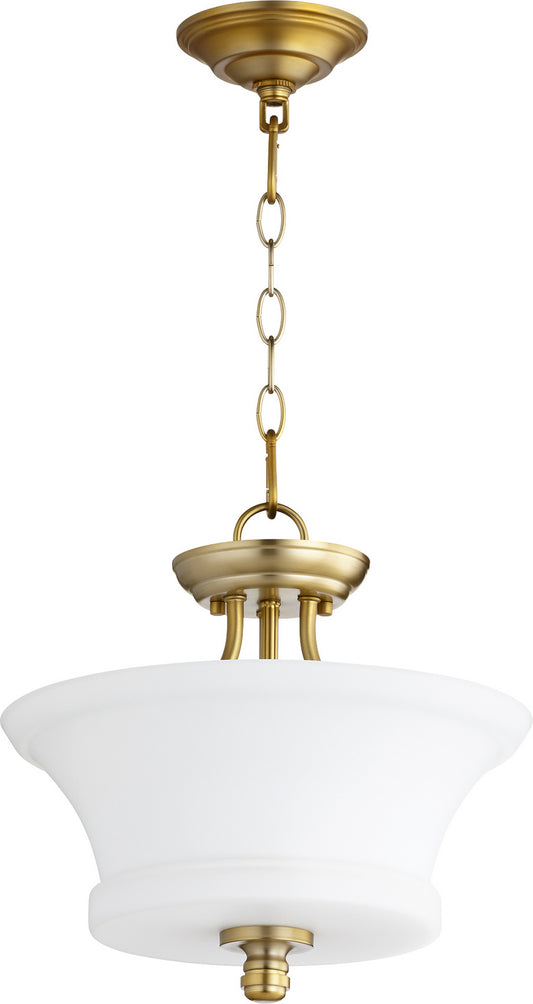 Quorum - 2922-13-80 - Two Light Dual Mount - Rossington - Aged Brass