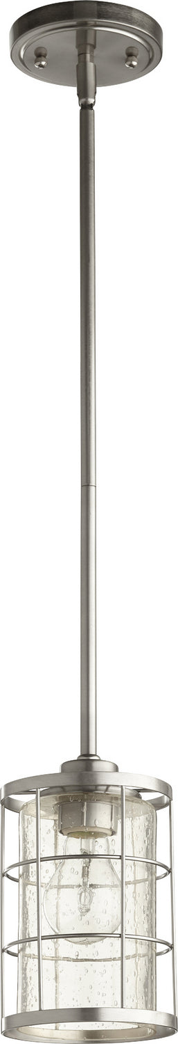 Quorum - 3364-65 - One Light Pendant - Ellis - Satin Nickel