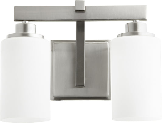 Quorum - 5207-2-65 - Two Light Vanity - Lancaster - Satin Nickel