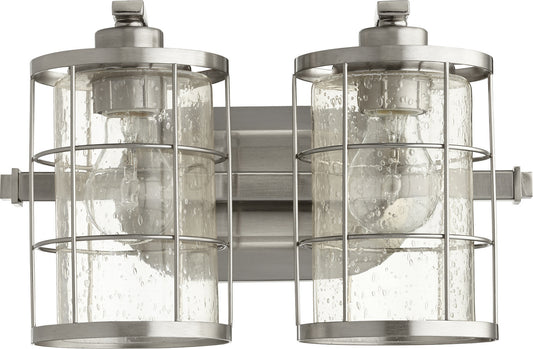 Quorum - 5364-2-65 - Two Light Vanity - Ellis - Satin Nickel