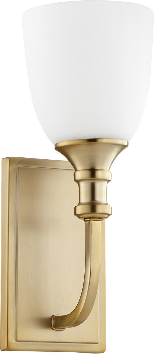 Quorum - 5411-1-80 - One Light Wall Mount - Richmond - Aged Brass