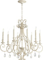 Quorum - 6014-8-70 - Eight Light Chandelier - Ansley - Persian White