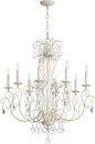 Quorum - 6205-8-70 - Eight Light Chandelier - Ariel - Persian White