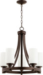 Quorum - 6207-5-86 - Five Light Chandelier - Lancaster - Oiled Bronze