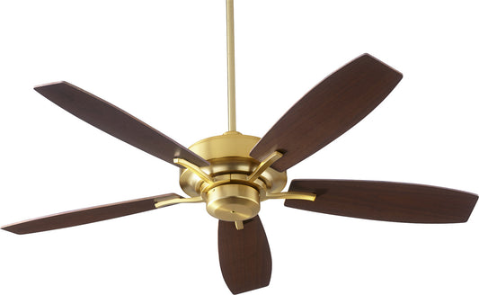 Quorum - 64525-80 - 52"Ceiling Fan - SOHO - Aged Brass