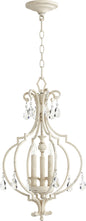 Quorum - 6714-3-70 - Three Light Entry Pendant - Ansley - Persian White